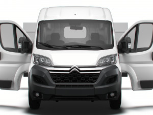 Citroen Jumper Van L2H2 HQ Interior 2023 Modelo 3D