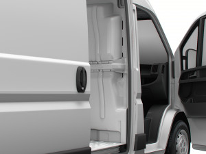 Citroen Jumper Van L2H2 HQ Interior 2023 Modelo 3D