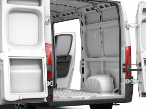 Fiat Ducato Van L2H2 HQ Interior 2023 3D 模型