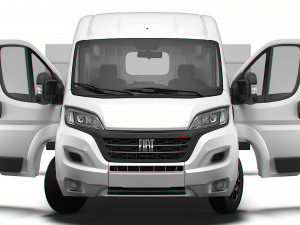 Fiat Ducato Van L2H2 HQ Interior 2023 3D 模型