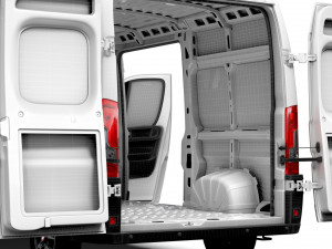 Fiat Ducato Van L2H2 HQ Interior 2023 3D 模型