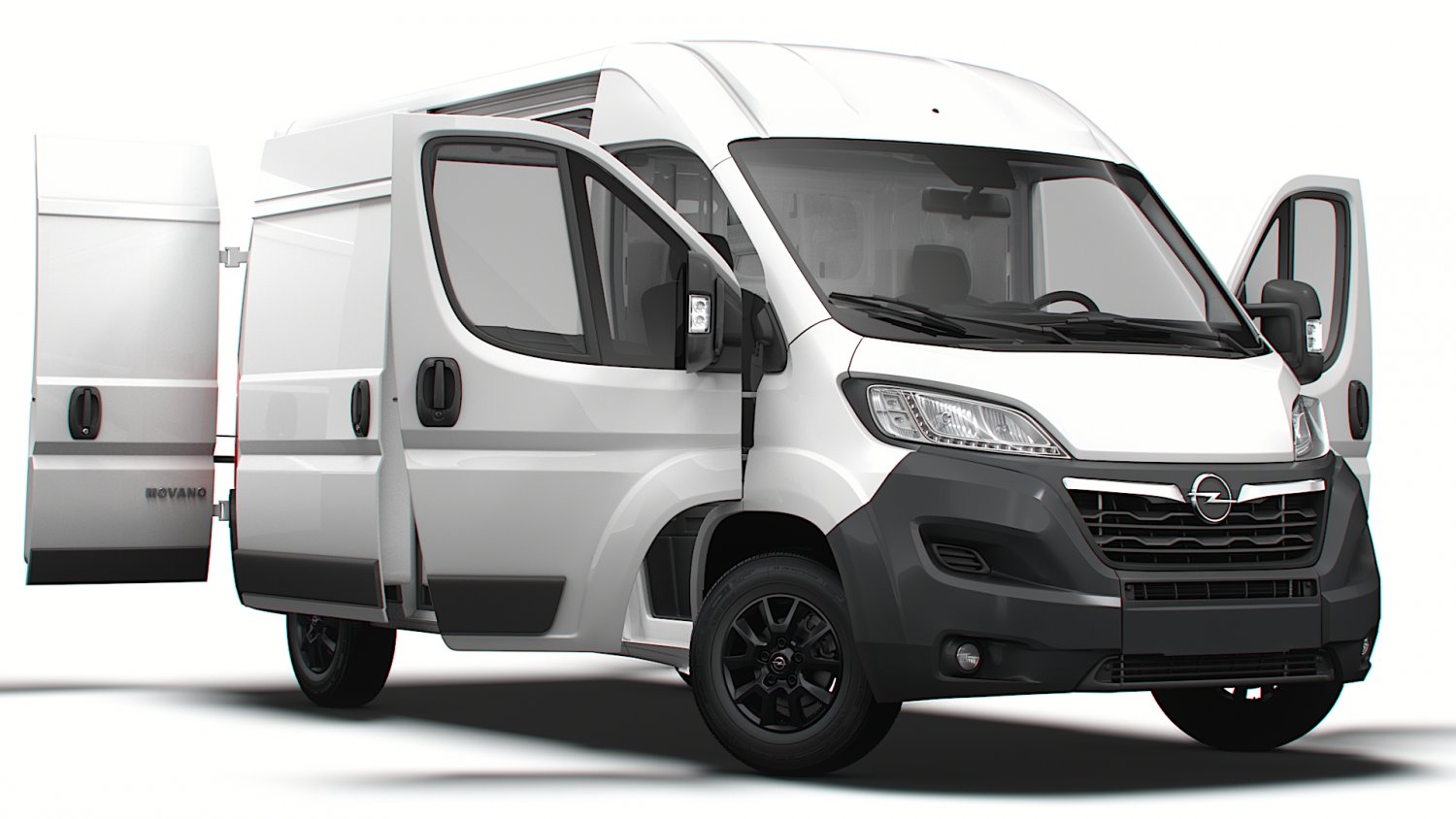 Opel Movano Van L2H2 HQ Interior 2023 3D Модель in Внедорожник 3DExport