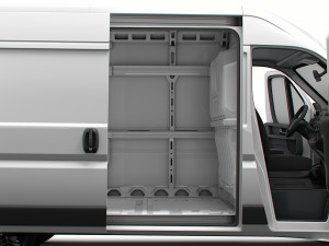 Opel Movano Van L2H2 HQ Interior 2023 3D मॉडल