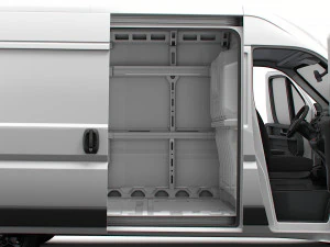 Opel Movano Van L2H2 HQ Interior 2023 3D Model