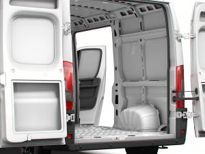 Opel Movano Van L2H2 HQ Interior 2023 3D Model