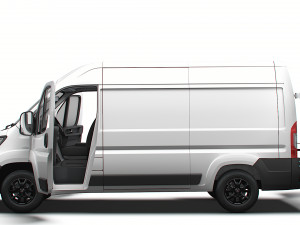 Opel Movano Van L2H2 HQ Interior 2023 3D मॉडल
