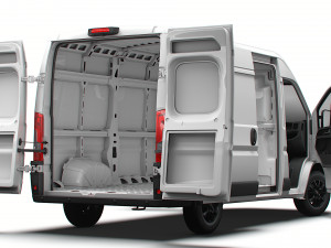 Opel Movano Van L2H2 HQ Interior 2023 3D मॉडल