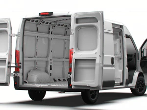 Opel Movano Van L2H2 HQ Interior 2023 3D Model