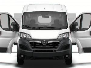Opel Movano Van L2H2 HQ Interior 2023 3D मॉडल