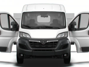 Opel Movano Van L2H2 HQ Interior 2023 3D Model