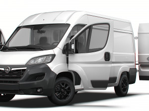 Opel Movano Van L2H2 HQ Interior 2023 3D मॉडल
