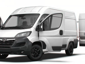 Opel Movano Van L2H2 HQ Interior 2023 3D Model