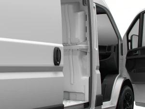 Opel Movano Van L2H2 HQ Interior 2023 3D Model