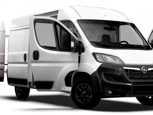 Opel Movano Van L2H2 HQ Interior 2023 3D मॉडल