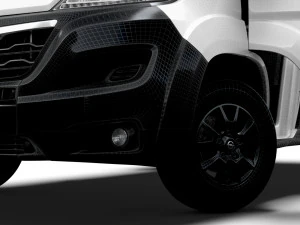 Opel Movano Van L2H2 HQ Interior 2023 3D Model