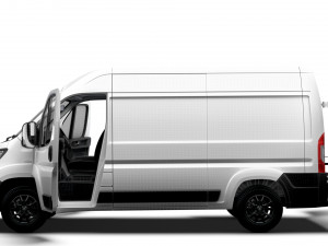 Opel Movano Van L2H2 HQ Interior 2023 3D मॉडल