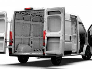 Opel Movano Van L2H2 HQ Interior 2023 3D मॉडल