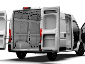 Opel Movano Van L2H2 HQ Interior 2023 3D Model