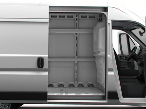 Peugeot Boxer Van L2H2 HQ Interior 2023 3D Model