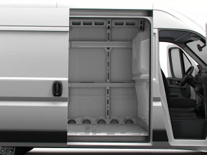 Peugeot Boxer Van L2H2 HQ Interior 2023 3D Model