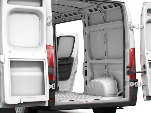 Peugeot Boxer Van L2H2 HQ Interior 2023 3D Model