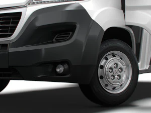 Peugeot Boxer Van L2H2 HQ Interior 2023 3D Model