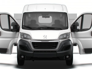 Peugeot Boxer Van L2H2 HQ Interior 2023 3D Model