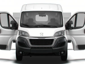 Peugeot Boxer Van L2H2 HQ Interior 2023 3D Model