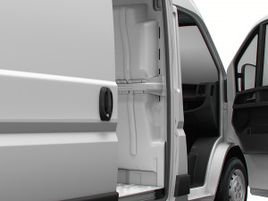 Peugeot Boxer Van L2H2 HQ Interior 2023 3D Model