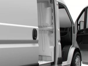 Peugeot Boxer Van L2H2 HQ Interior 2023 3D Model