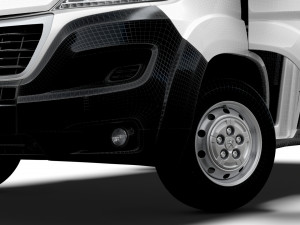 Peugeot Boxer Van L2H2 HQ Interior 2023 3D Model