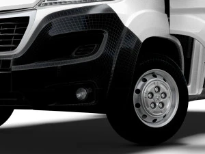 Peugeot Boxer Van L2H2 HQ Interior 2023 3D Model