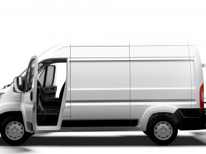 Peugeot Boxer Van L2H2 HQ Interior 2023 3D Model