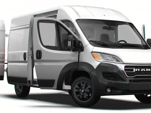 RAM Promaster Van L2H2 HQ Interior 2023 Modelo 3D