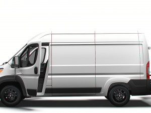 RAM Promaster Van L2H2 HQ Interior 2023 Model 3D