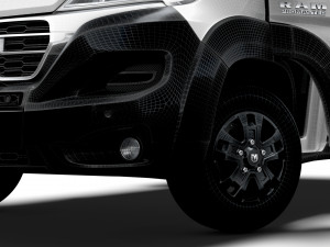 RAM Promaster Van L2H2 HQ Interior 2023 Model 3D