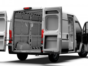 RAM Promaster Van L2H2 HQ Interior 2023 Model 3D