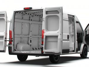 Vauxhall Movano Van L2H2 HQ Interior 2023 3D Model