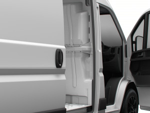 Vauxhall Movano Van L2H2 HQ Interior 2023 3D Model