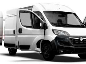 Vauxhall Movano Van L2H2 HQ Interior 2023 3D Model