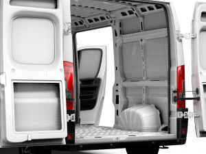 Vauxhall Movano Van L2H2 HQ Interior 2023 3D Model
