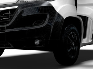 Vauxhall Movano Van L2H2 HQ Interior 2023 3D Model