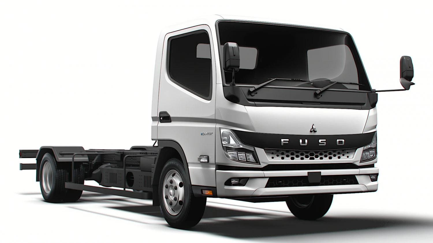 Mitsubishi Fuso E Canter 3850 2024 3D Model .c4d .max .obj .3ds .fbx .stl .blend 