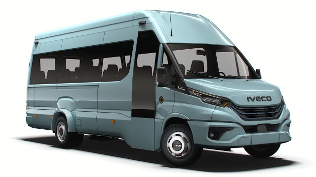 Iveco eDaily Tourus L5H3 2024 3D मॉडल .c4d .max .obj .3ds .fbx .stl .blend 
