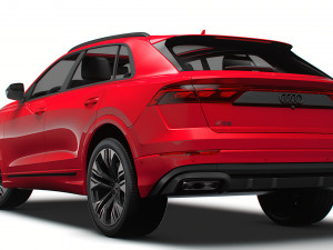 Audi Q8 50 TDI quattro S line UKspec 2024 3D मॉडल