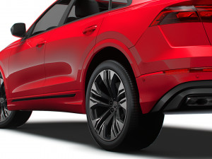 Audi Q8 50 TDI quattro S line UKspec 2024 3D मॉडल