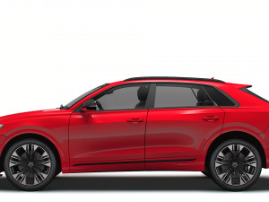 Audi Q8 50 TDI quattro S line UKspec 2024 3D मॉडल