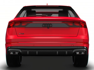 Audi Q8 50 TDI quattro S line UKspec 2024 3D मॉडल