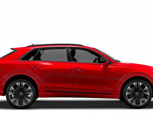 Audi Q8 50 TDI quattro S line UKspec 2024 3D मॉडल