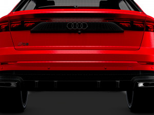 Audi Q8 50 TDI quattro S line UKspec 2024 3D मॉडल